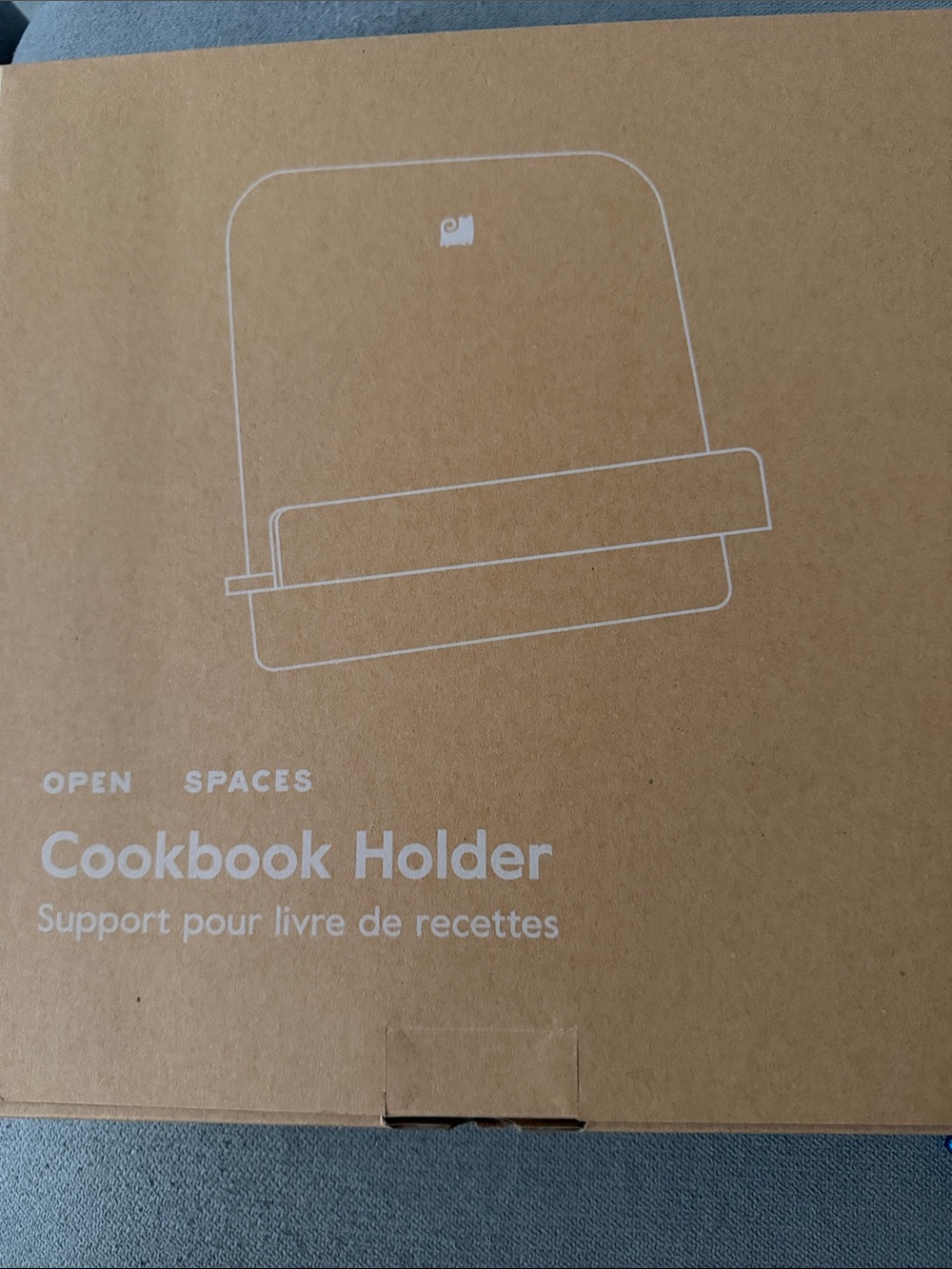 Cookbook Holder in Brown - Cookbook Holder